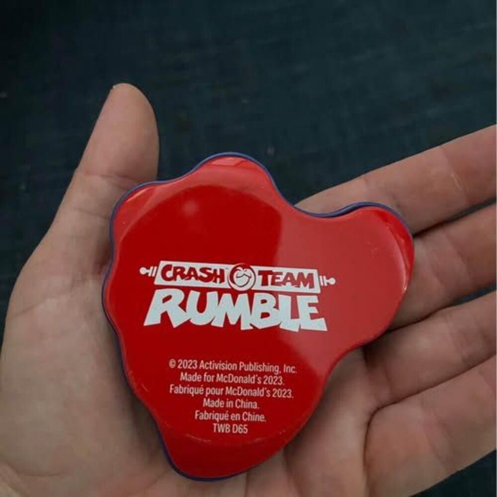McDonald's 2023 Crash Team Rumble Happy Meal Toy Tin with Cards